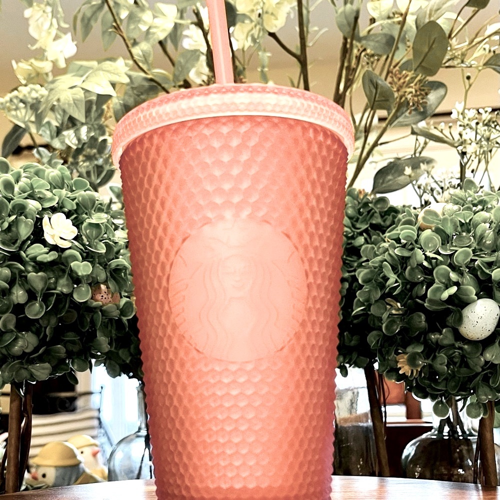 ππΈ Starbucks πΈπ Pink Lemonade/ Rose Gold Jelly Studded Tumbler - Picture 7 of 14